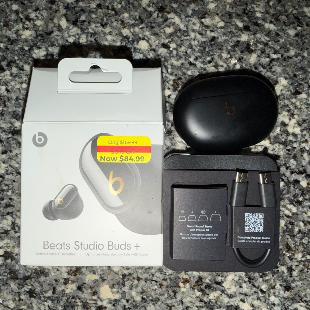 Beats by Dre Studio Buds+ (new, works perfectly) - Picture 5 of 5